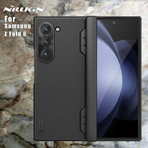 Nillkin For Samsung Galaxy Z Fold 6 5G Case 360 Frosted Pro Shockproof Matte Back Cover Zfold6 case